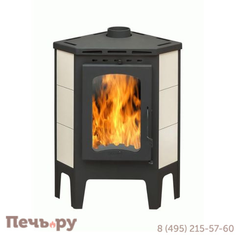 Печь-камин ЭкоКамин Бавария угловая (РК 145) без плиты фото