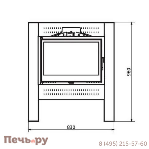 Печь камин Ferguss FG 17 фото 2