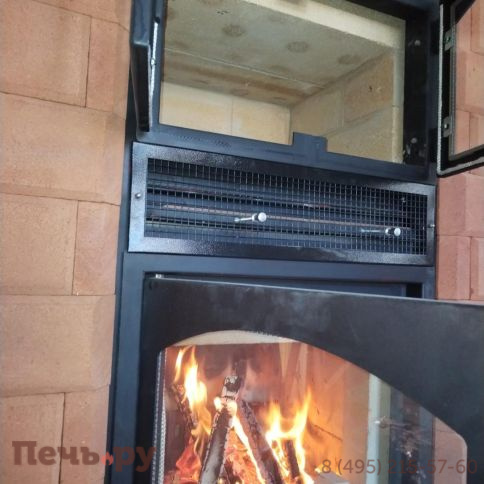 Печь камин КДМ КИВ с духовкой фото 5