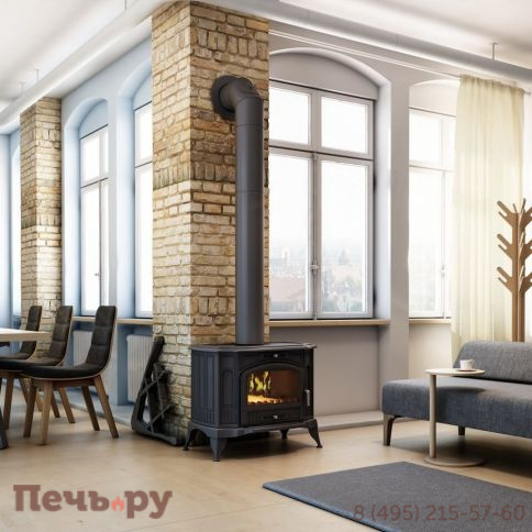 Печь камин Kratki Koza K9 термостат фото 5