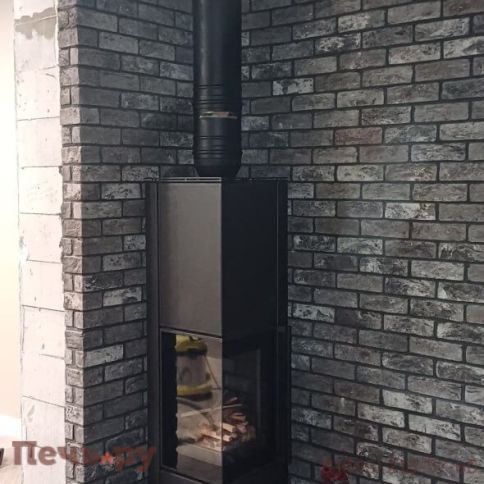 Печь камин Kratki Pro TORA/L Nero Assoluto фото 10