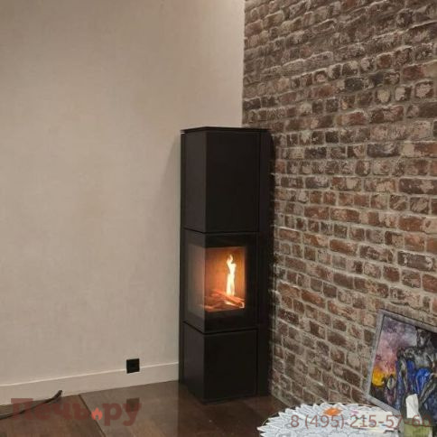 Печь камин Kratki Pro TORA/L Nero Assoluto фото 5