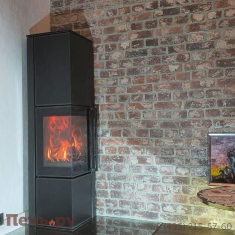 Печь камин Kratki Pro TORA/L Nero Assoluto фото 7