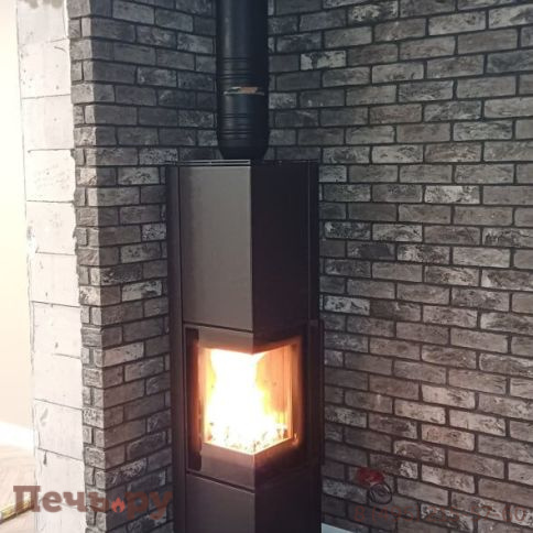 Печь камин Kratki Pro TORA/L Nero Assoluto фото 9