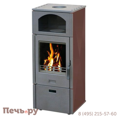 Печь камин Plamen Laguna, коричневая фото