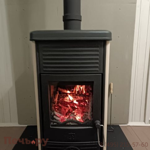 Печь камин Plamen Maestral N бежевая фото 7