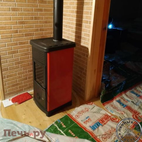 Печь камин Plamen Maestral N красная фото 4