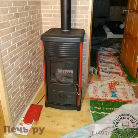 Печь камин Plamen Maestral N красная фото 6