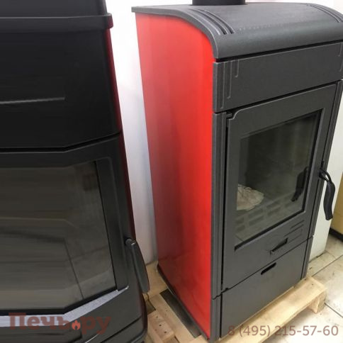 Печь камин Plamen Vesta, красная фото 5