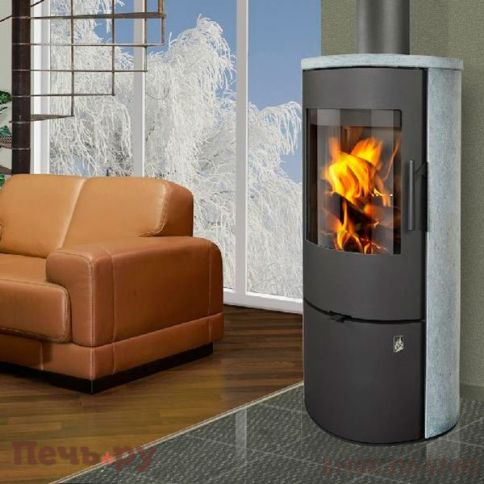 Печь камин Romotop Evora 02 камень фото 2