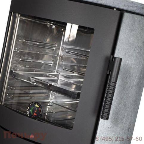 Печь камин Romotop Lugo 02  с духовкой, камень фото 5