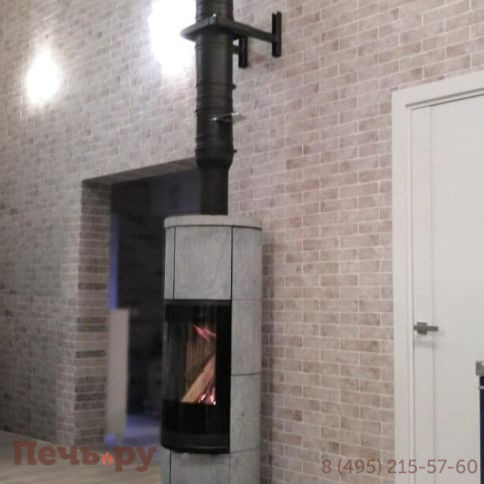 Печь камин Romotop Soria Akum камень фото 5