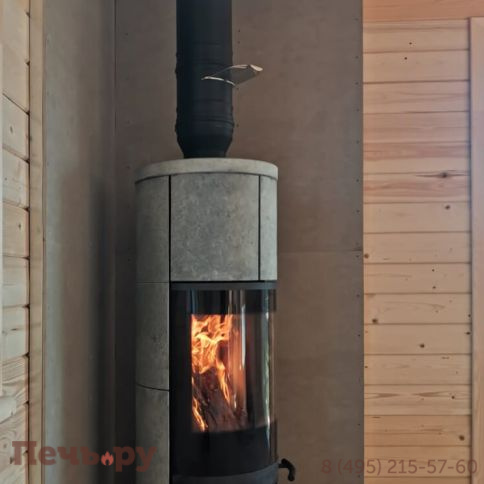 Печь камин Romotop Soria Akum камень фото 9