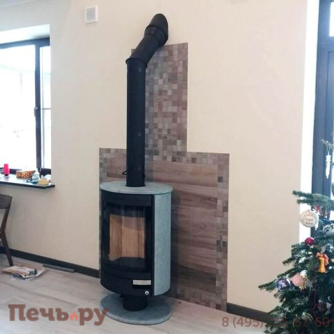 Печь камин Romotop Stromboli N 01 поворотный, камень фото 9