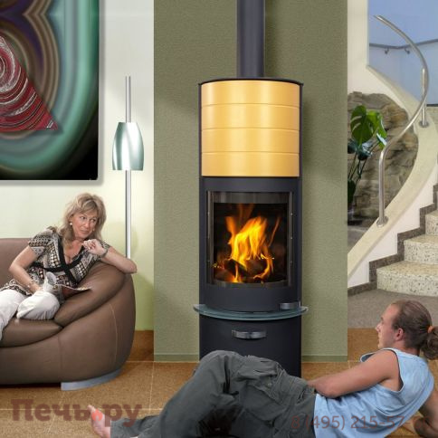 Печь-камин Storch Monaro керамика фото