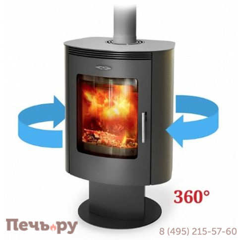 Печь камин ТМФ Визиера поворотная фото