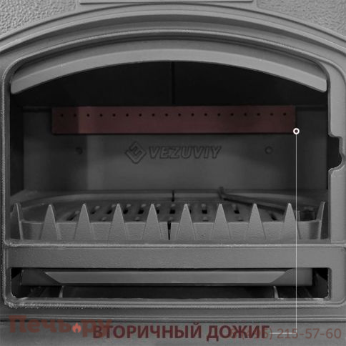 Печь-камин Везувий KZ-14 Антрацит фото 6