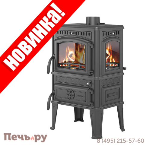 Печь-камин Везувий LV-12РS Антрацит фото