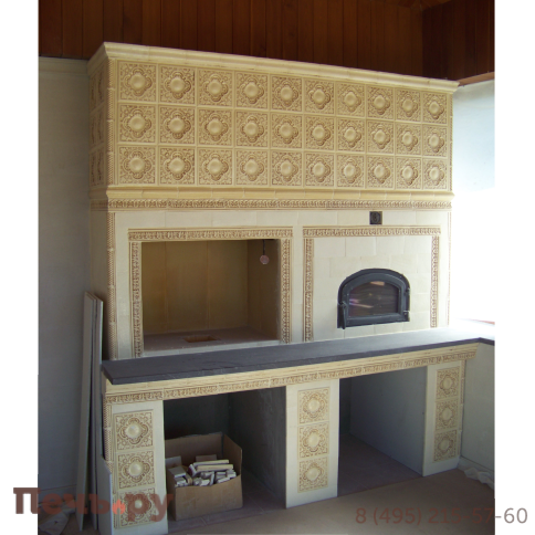 Печь кирпичная с керамикой, арт. 246509 фото