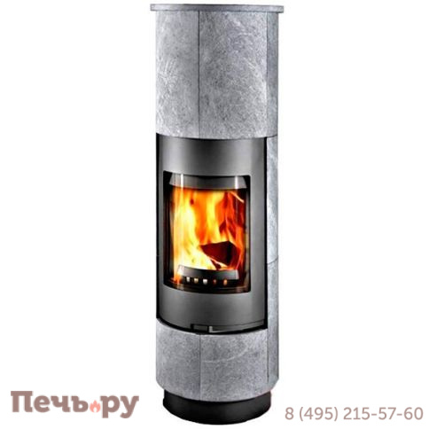 Печь отопительная Thorma Delia (черный/serpentino) фото