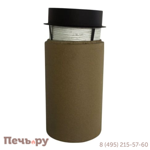 Переход КПД черный на керамический дымоход 200\180 фото 2