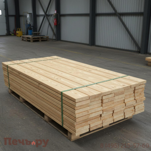 Планкен прямой — сорт C 120х20х3000 мм (за м²) фото