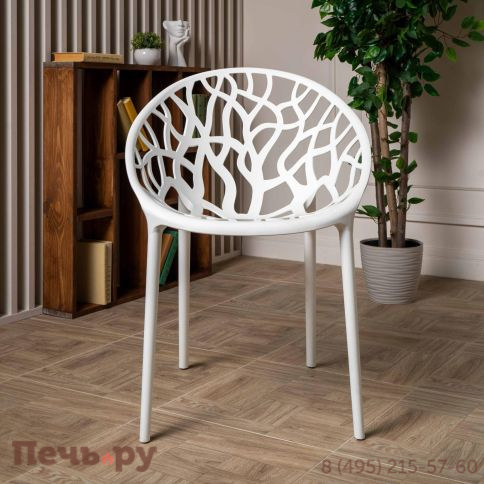 Пластиковый стул Royal Family ARIA белый фото 2