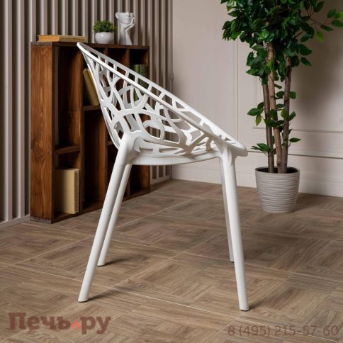 Пластиковый стул Royal Family ARIA белый фото 4