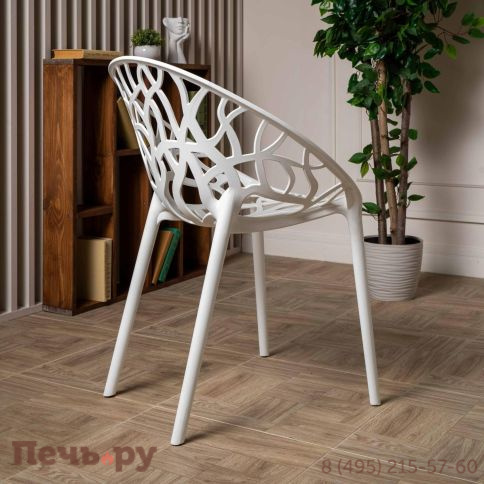 Пластиковый стул Royal Family ARIA белый фото 5