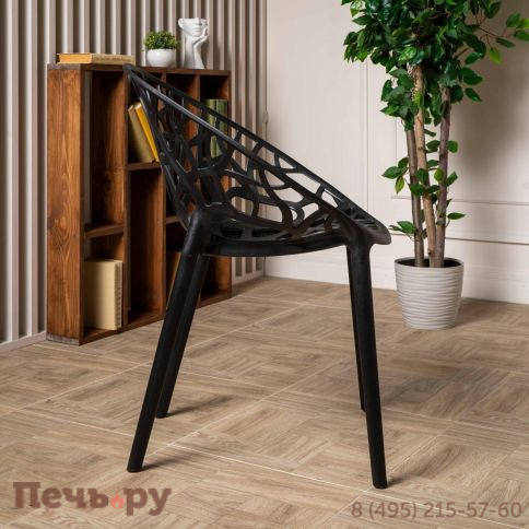 Пластиковый стул Royal Family ARIA черный фото 4