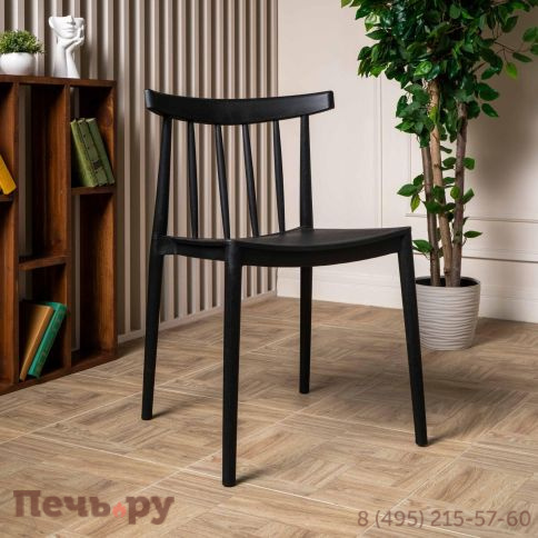 Пластиковый стул Royal Family KAI черный фото 4