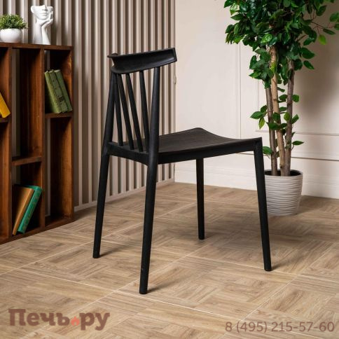 Пластиковый стул Royal Family KAI черный фото 5