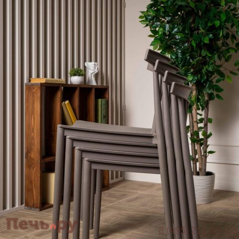 Пластиковый стул Royal Family KAI капучино фото 8