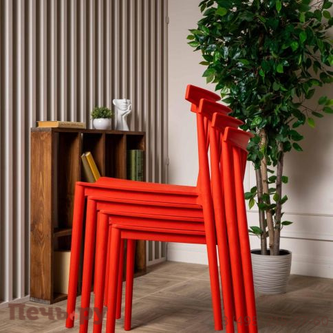 Пластиковый стул Royal Family KAI красный фото 6