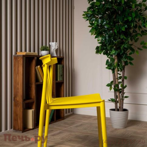 Пластиковый стул Royal Family KAI желтый фото 3