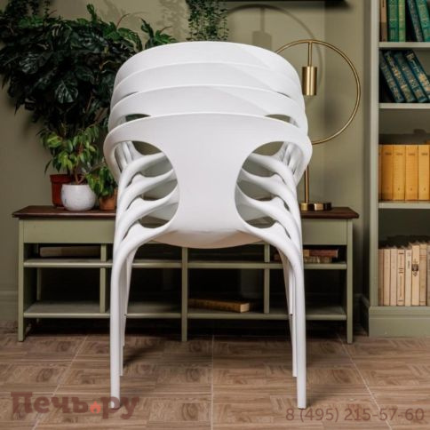 Пластиковый стул Royal Family MAY белый фото 6