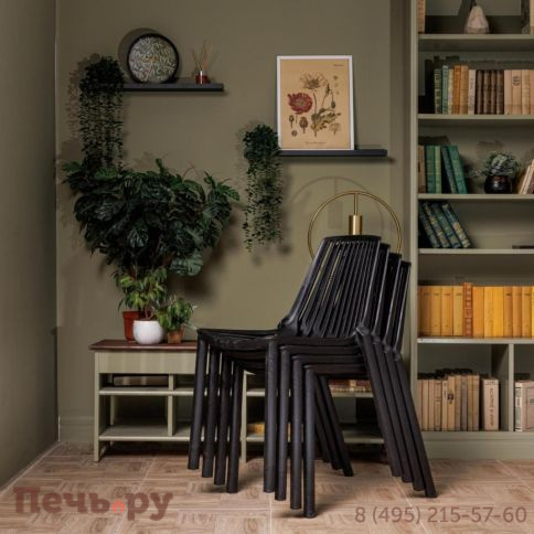 Пластиковый стул Royal Family NICO черный фото 5