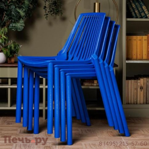 Пластиковый стул Royal Family NICO синий фото 5