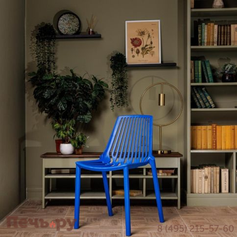 Пластиковый стул Royal Family NICO синий фото