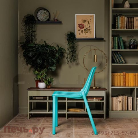 Пластиковый стул Royal Family NICO в цвете тиффани фото 2