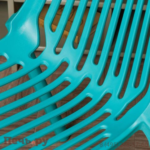 Пластиковый стул Royal Family NICO в цвете тиффани фото 5