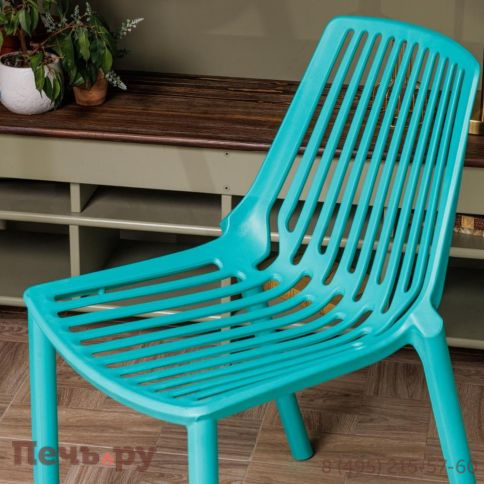 Пластиковый стул Royal Family NICO в цвете тиффани фото 6