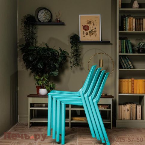 Пластиковый стул Royal Family NICO в цвете тиффани фото 8