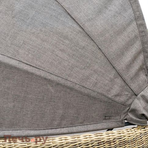 Плетеная кровать круглая 4SiS Стильяно, цвет соломенный фото 18