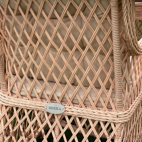 Плетеная мебель для террасы Gardeck Mokka Villa Rosa (на 6 персон) + 12 подушек фото 8