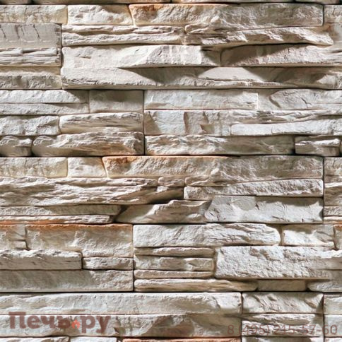 Плита Везувий Декор Дикий камень №1007 Вертикаль 8мм (1200х600мм) фото