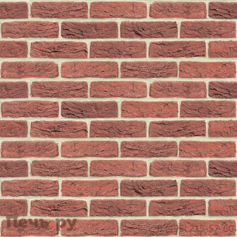 Плита Везувий Декор Кирпичный №1005 Вертикаль 8мм (1200х600мм) фото