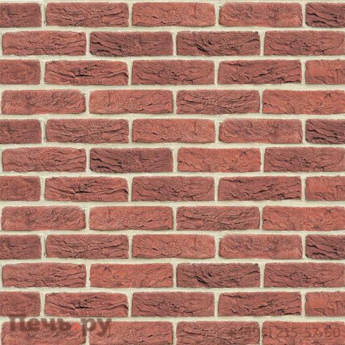 Плита Везувий Декор Кирпичный №1005 Вертикаль 8мм (1200х800мм) фото