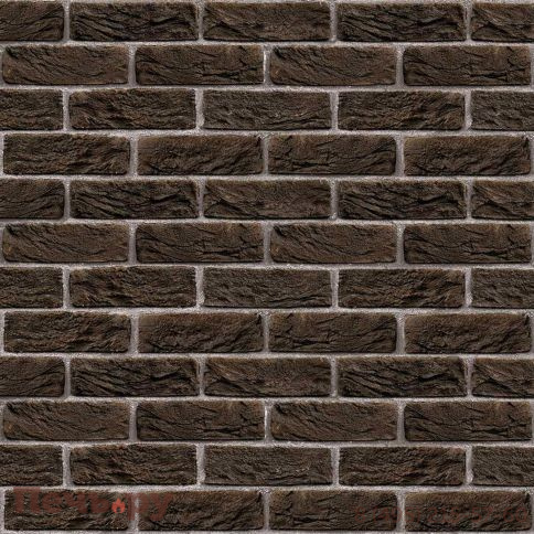 Плита Везувий Декор Коричневый №1001 Горизонталь 8мм (1200х800мм) фото