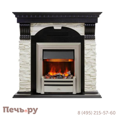 Портал Dimplex Dublin арочный сланец белый (классика Opti-Myst и Optiflame) фото 3